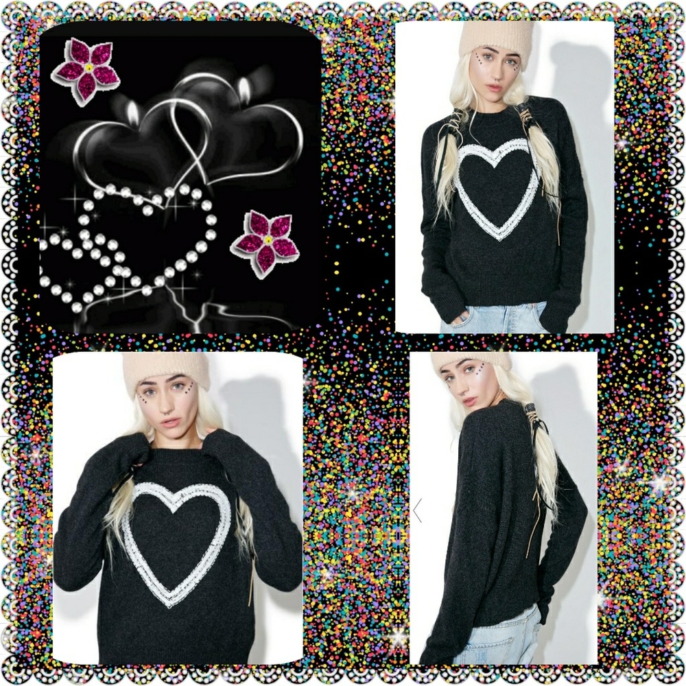 Wildfox Couture 'Glitz 💖 Gainsborough' Sweater